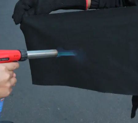 Soft Fire Resistant Non Combustible Non Dorp Carbon Fiber Yarn Breathable Waterproof Fabric