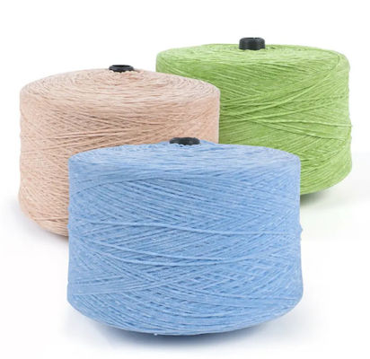 Glitter Chenille Yarn 95 Polyester 5 Sliver Ne 12NM Dyed And Raw White Anti Pilling