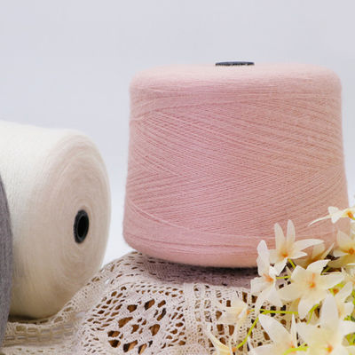 Macrame Dyed Acrylic Blend Yarn Cashmere Like Knitted Fancy 2/36Nm