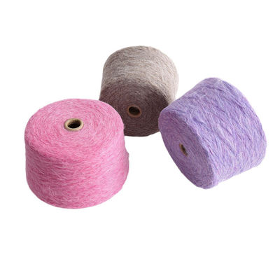 Spandex 18S/2 Raw Macrame Feeling 100% Tencaity Color Stand Quality Nylon 35% Cotton Blended Soft Acrylic Spun Yarn for Weaving