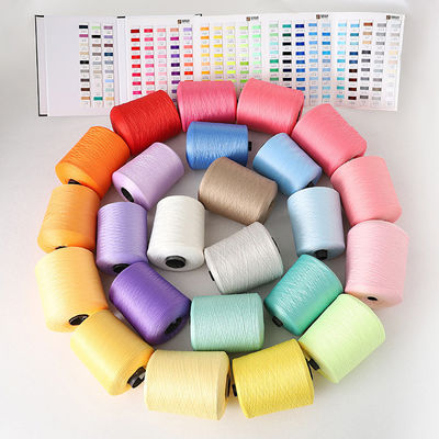402 210D Fiber Glow Melt  Dope Polyester Monofilament Yarn 420D Raw White 30/1 36F Dty For Garment