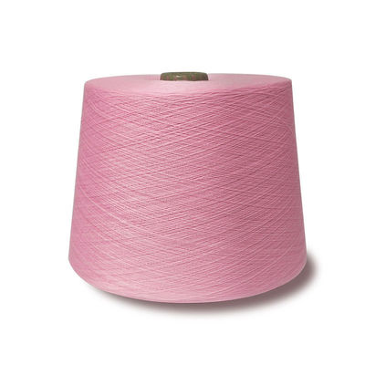 Spun 0.11Mm 30/1 Tfo 402 Elastic Pet 36F Dyed Color Recycled Polyester Yarn Anti pilling