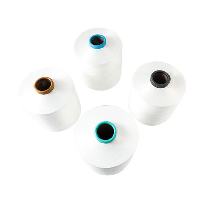 Monofilament Sewing 100 Spun Polyester Yarn Anti Bacterial Elastic Cotton Weft 203 20S/3