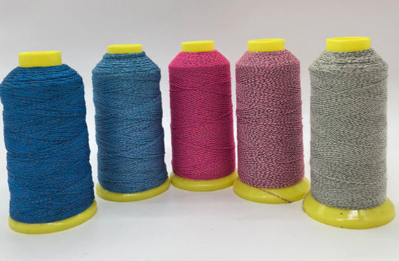 Customized Super Bright Double Sided Reflective Yarn High Visibility Material For Garment &amp; Textile Knitting