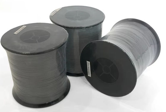 Industrial Sewing Reflective Yarn Silver Reflective Thread For Embroidery Grey Reflective Materials