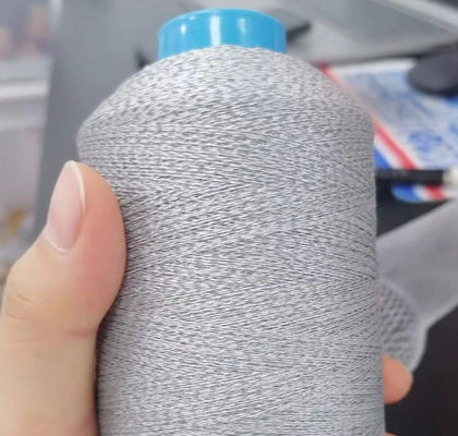 350D Grey Embroidery Reflective Thread For Knitting Safety Clothes Sewing Yarn Reflective