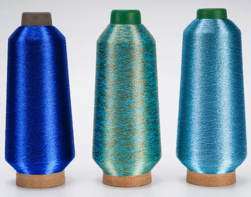 Japanese Knitting Pure Metallic Yarn Embroidery Lurex Yarn Polyester Gold Yarn