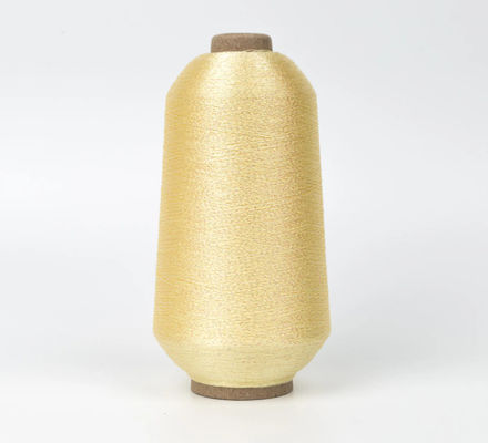 150d Pure Gold And Pure Silver Metallic Embroidery Yarn Gassed Technics