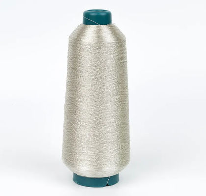 150d Pure Gold And Pure Silver Metallic Embroidery Yarn Gassed Technics